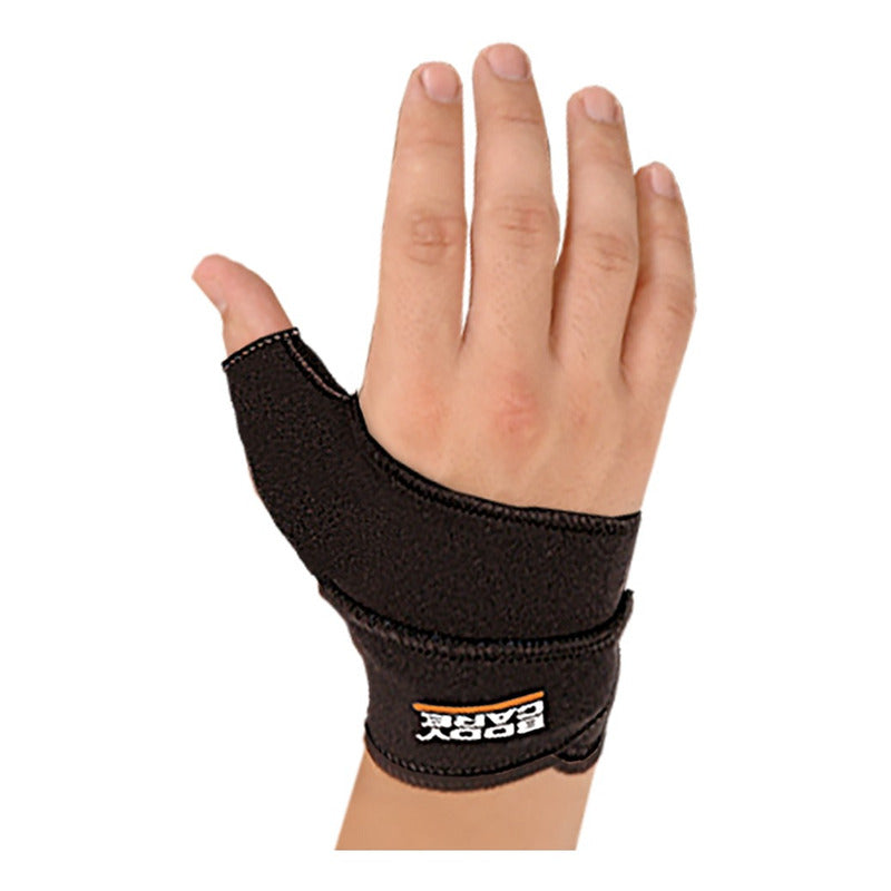 Muñequera Con Dedo Pulgar Black Line | Bodycare