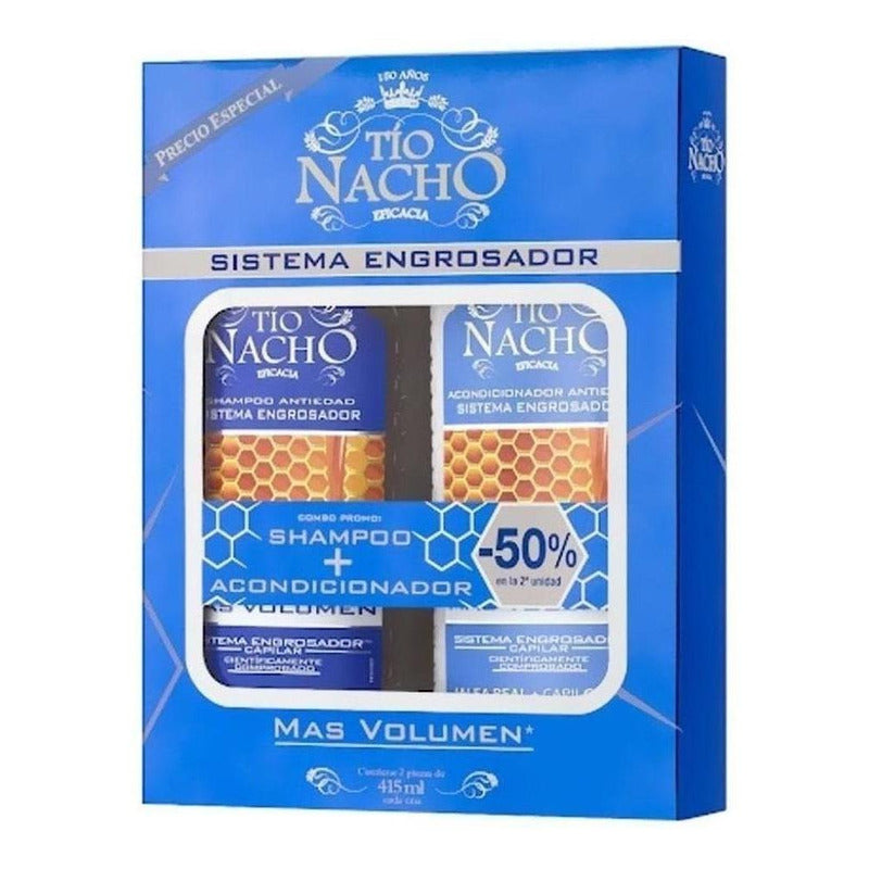 Tio Nacho Shampoo + Acondicionador 415ml Engrosador 50% Dto