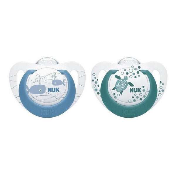 Chupete Nuk 0+ Azul X2 - Farmacia Rex
