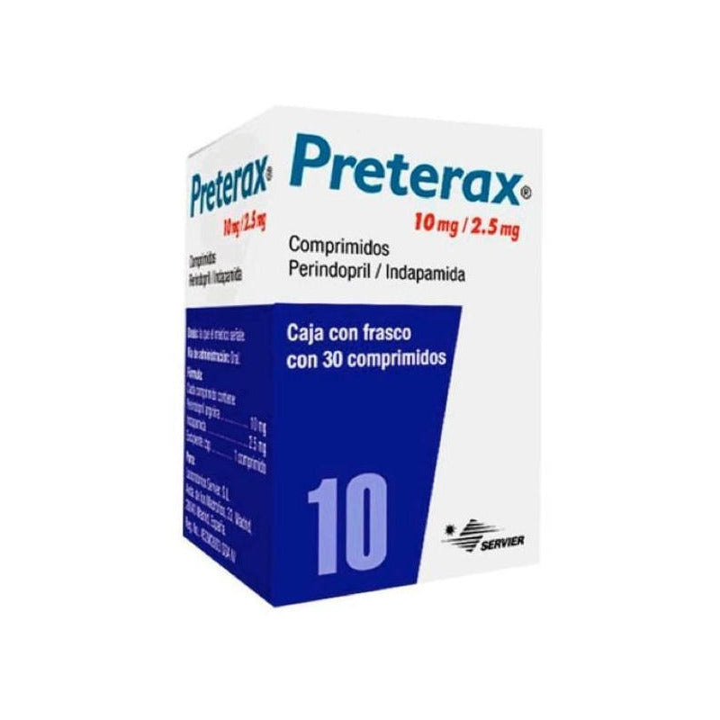 Preterax 10/2.5 Mg  30 Comprimidos