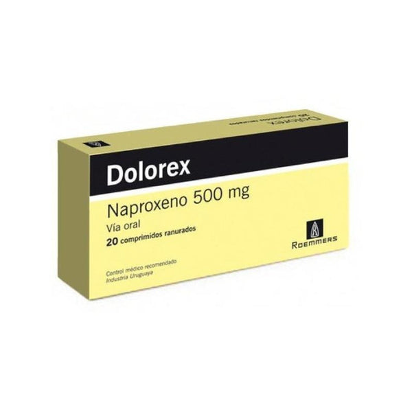 Dolorex 500 Mg X 20 Comprimidos