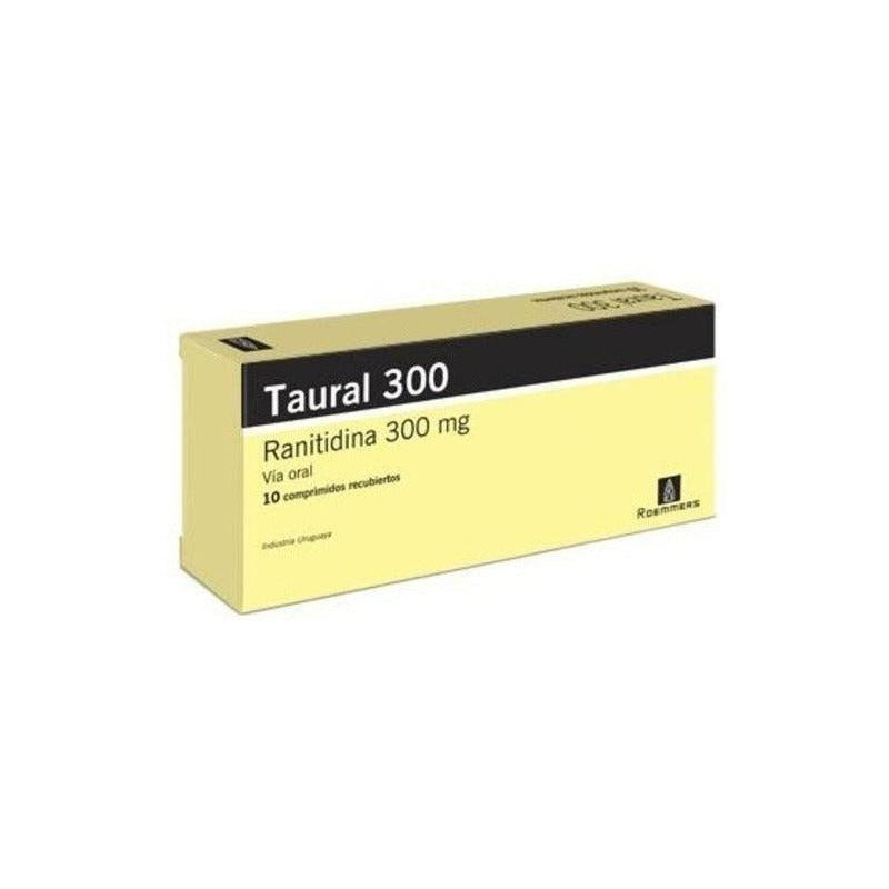 Taural 300 Mg  10 Comprimidos | Ranitidina