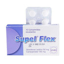 Supel 50 Mg Flex 10 Comprimidos |diclofenac + Carisoprodol