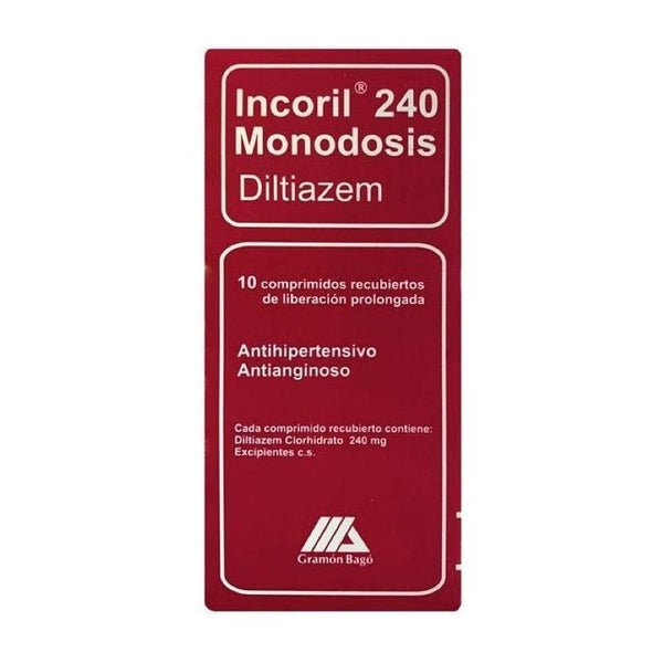 Incoril Monodosis 240 Mg 10 Comprimidos