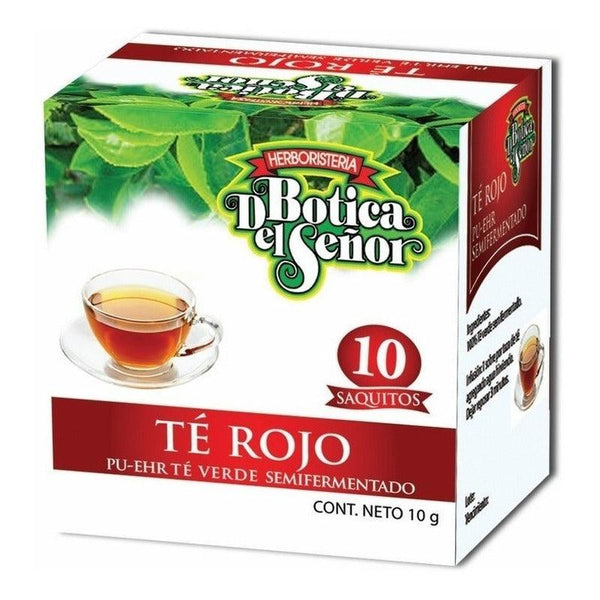 Pack De 2 Té Rojo Botica Del Señor 10 Saquitos - Farmacia Rex