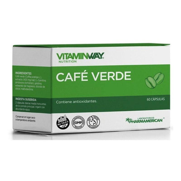 Cafe Verde 60 Capsulas  Adelgazante Vitaminway - Farmacia Rex
