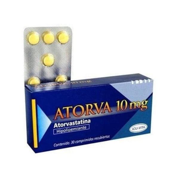 Atorva 10 Mg X 30 Comprimidos | Atorvastatina