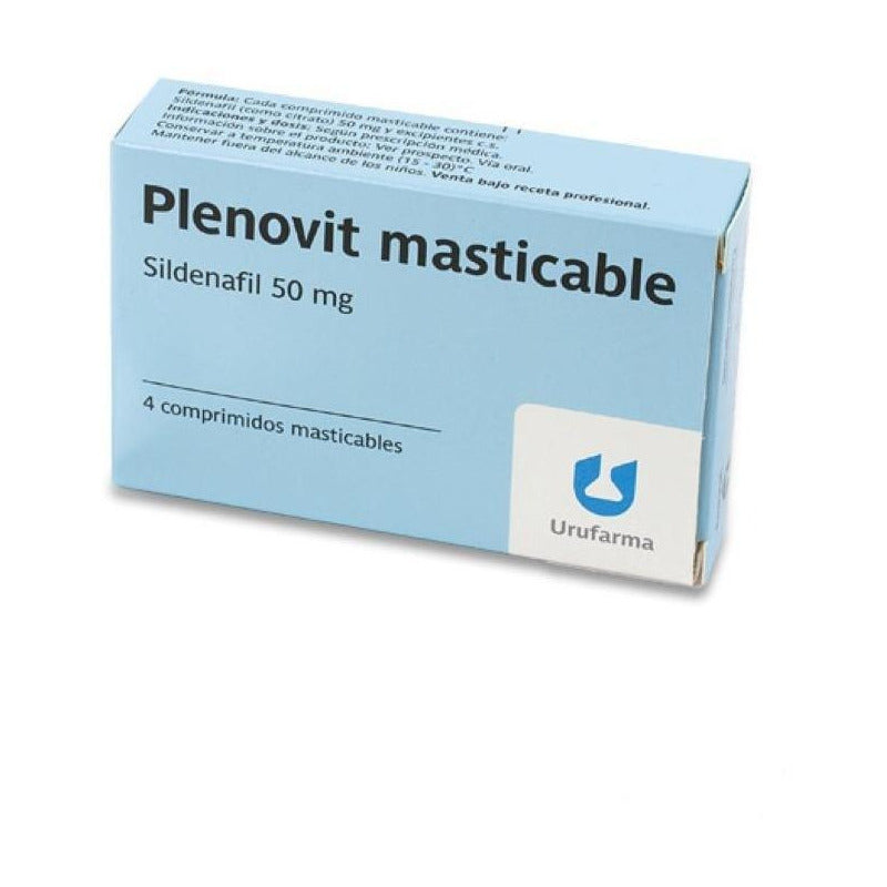 Plenovit Masticable 50 Mg 4 Comprimidos | Sildenafil