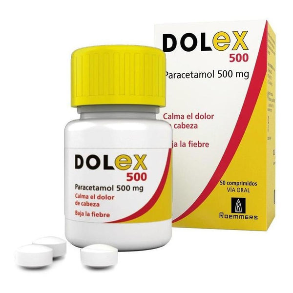Dolex 500 Mg 50 Comprimidos | Paracetamol