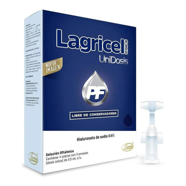 Lagricel Ofteno 20 Unidades