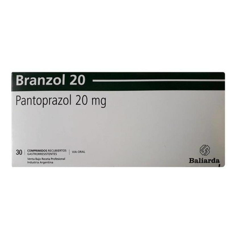 Branzol 20 Mg 30 Comprimidos