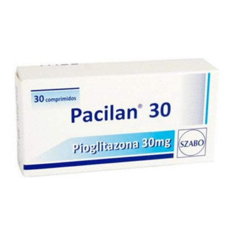 Pacilan 30 Mg 30 Comprimidos