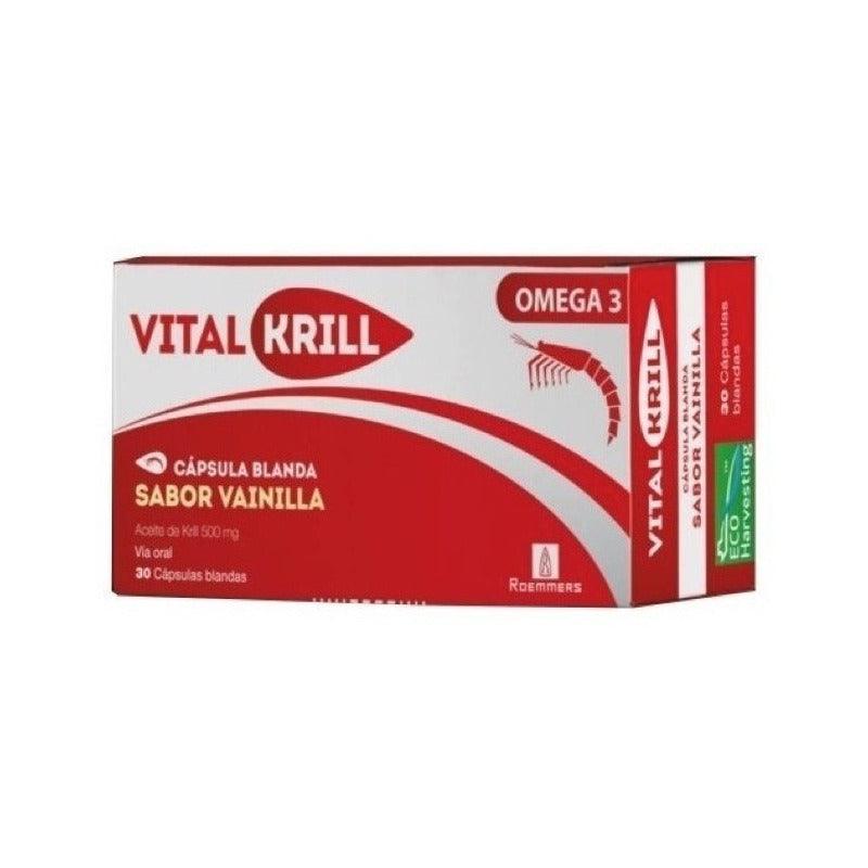Vital Krill 500 Mg 30 Comp - Farmacia Rex