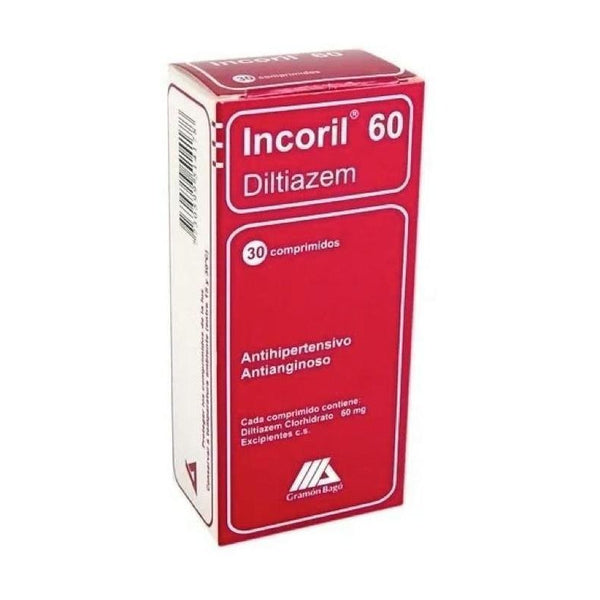 Incoril 60 Mg 30 Comprimidos