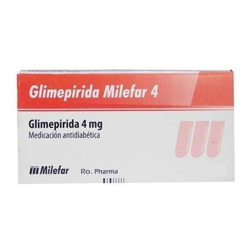 Glimepirida 4 Mg 30 Comprimidos
