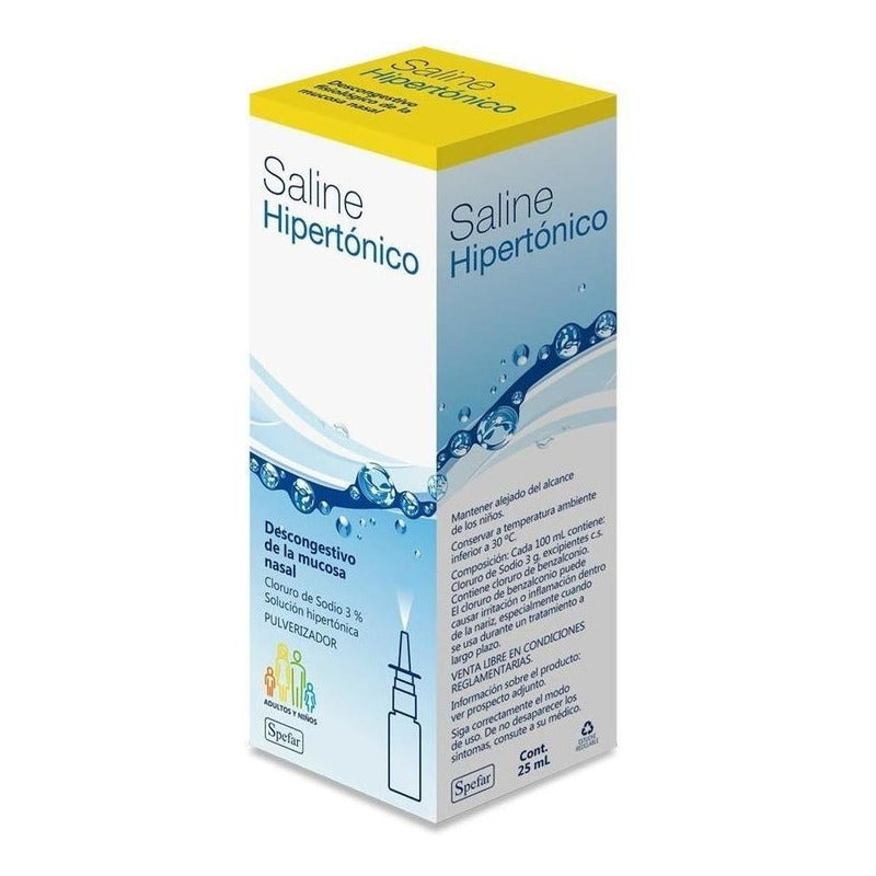 Saline Hipertonico 25 Ml Gotas Nasales