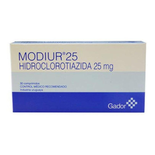 Modiur 25 Mg 30 Comprimidos
