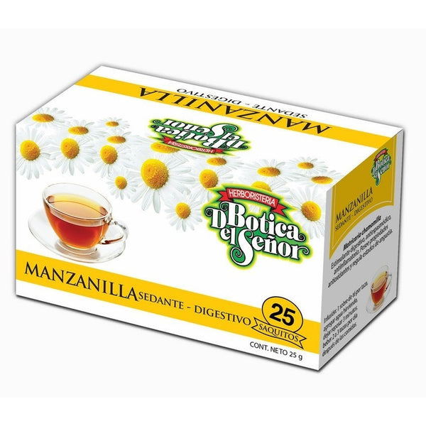 Pack De 2 Té De Manzanilla Botica Del Señor 25 Saquitos - Farmacia Rex