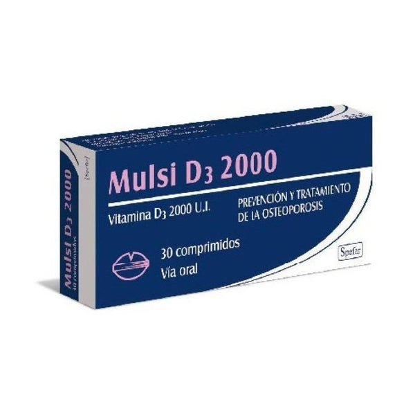 Mulsi D3 2000 Ui 30 Comprimidos