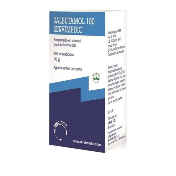 Salbutamol 100 Mg 200 Dosis - Farmacia Rex