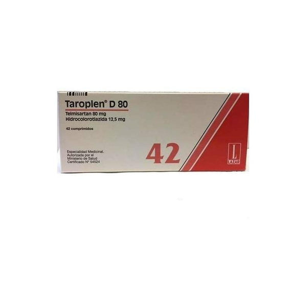Taroplen D 80 Mg  42 Comprimidos