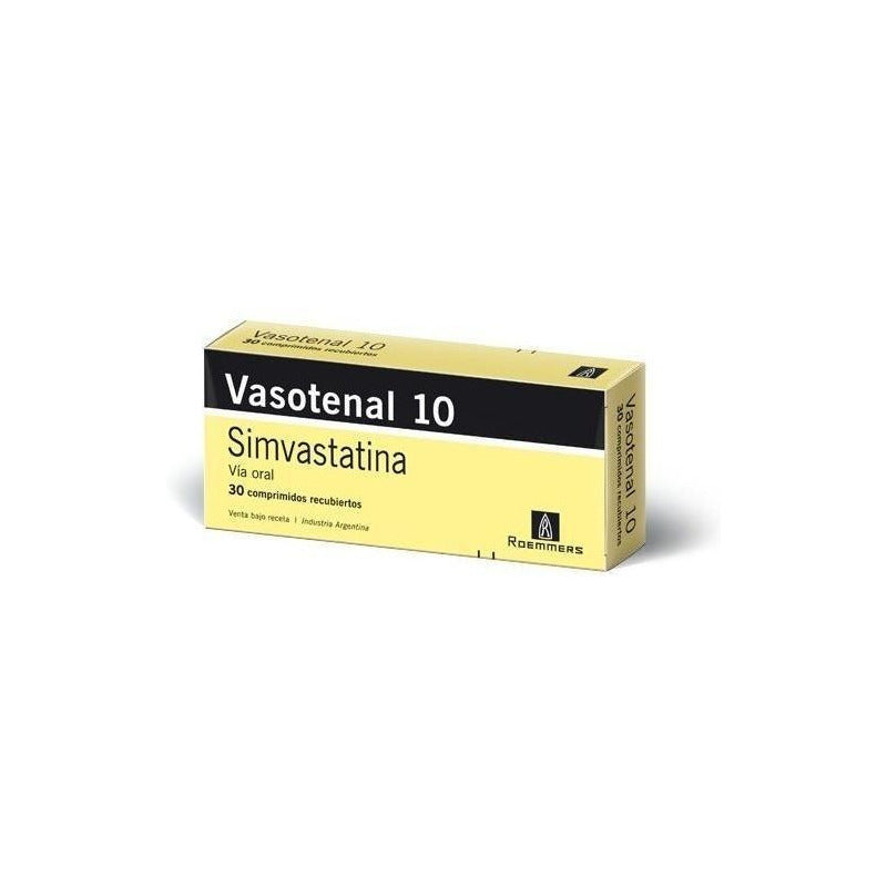 Vasotenal 10 Mg 30 Comprimidos
