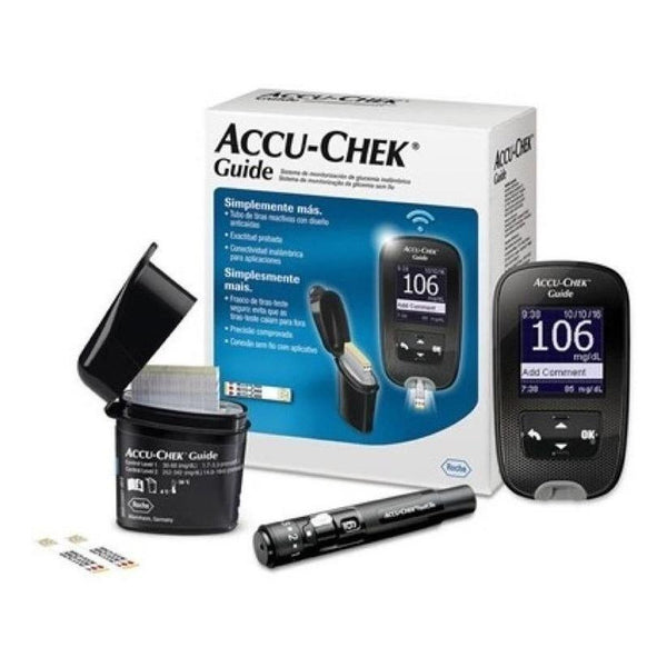 Accu-chek Guide Kit Glucometro Medidor Glicemia Roche