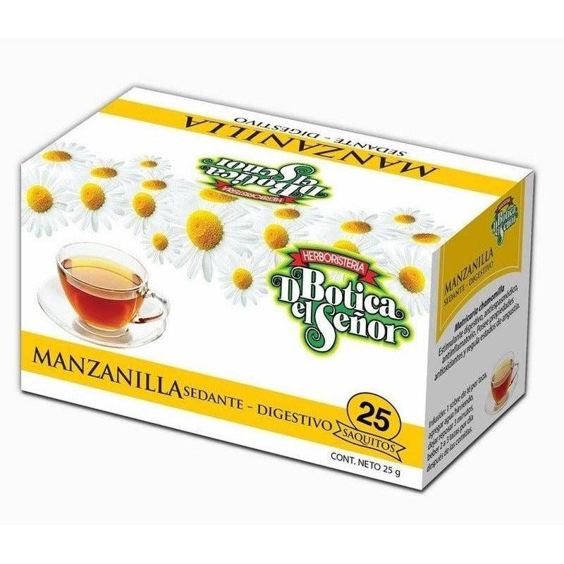 Té De Manzanilla Botica Del Señor 25 Saquitos