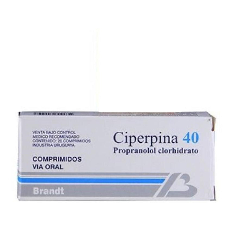 Ciperpina 40 Mg  20 Comprimidos