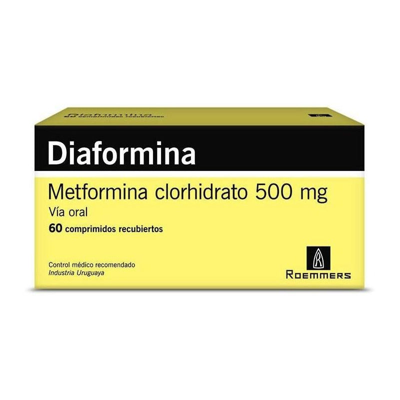 Diaformina 500 Mg X 60 Comprimidos