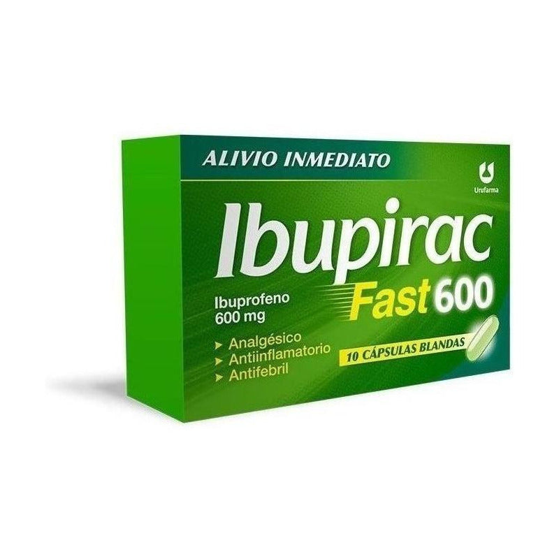 Ibupirac Fast 600 Mg X 10 Cápsulas Blandas