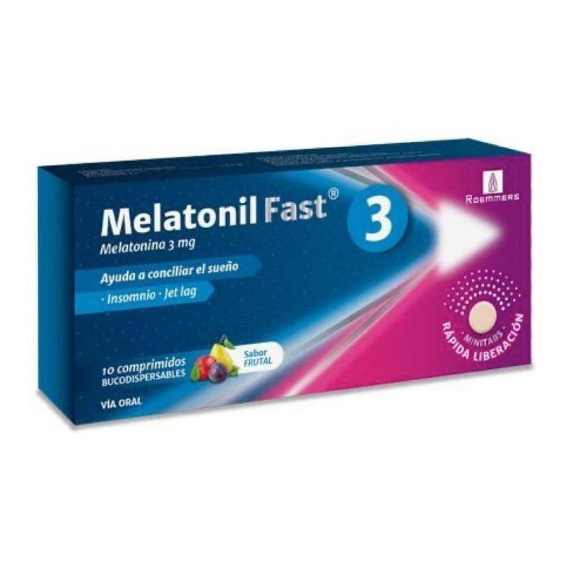 Melatonil Fast 3 Mg 10 Cápsulas Blandas | Melatonina