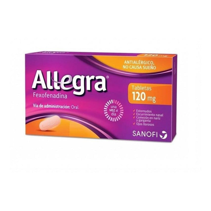 Allegra 120 Mg X 30 Capsulas