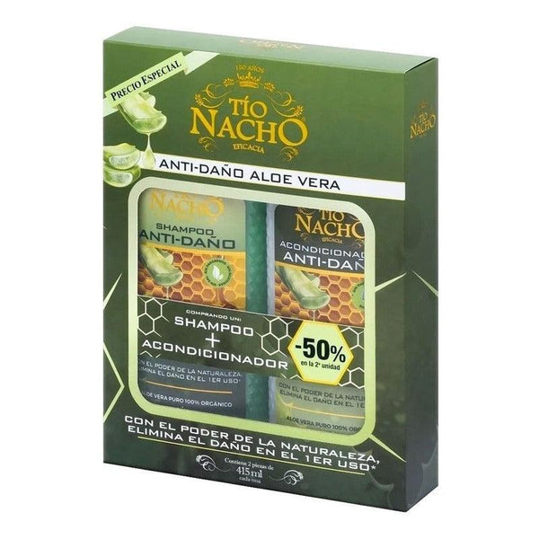 Tio Nacho Pack Aloe Vera Shampoo + Acond 415 Ml - Farmacia Rex