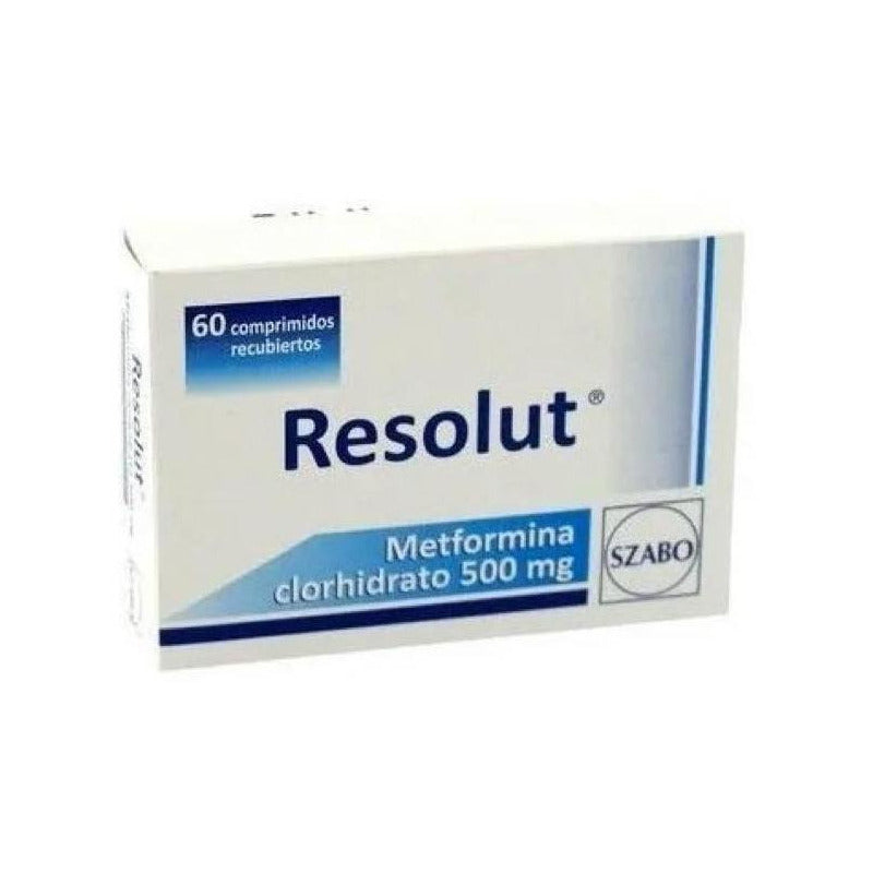 Resolut 500 Mg 60 Comprimidos | Metformina