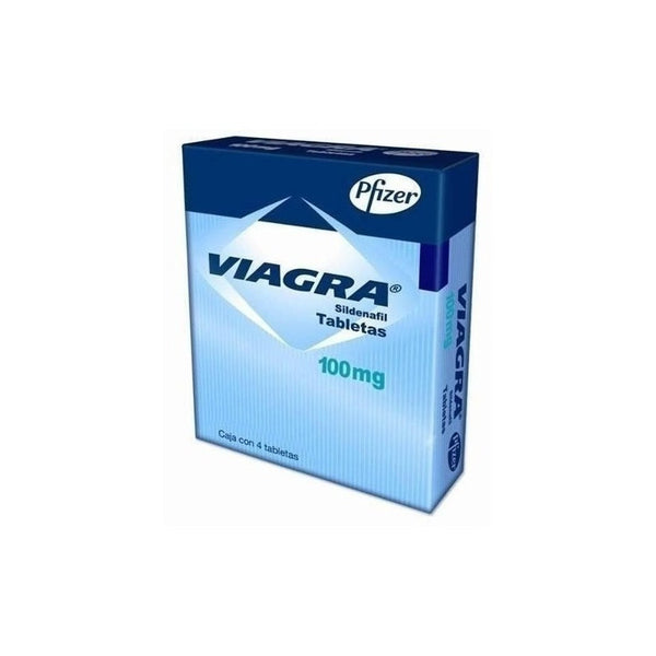 Viagra 100 Mg 4 Comprimidos Sildenafil 100mg Pfizer