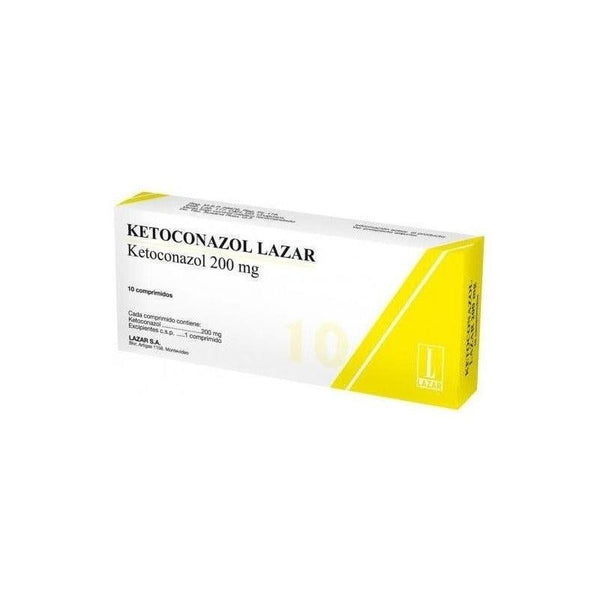 Ketoconazol Lazar 200 Mg X 10 Comprimidos - Farmacia Rex