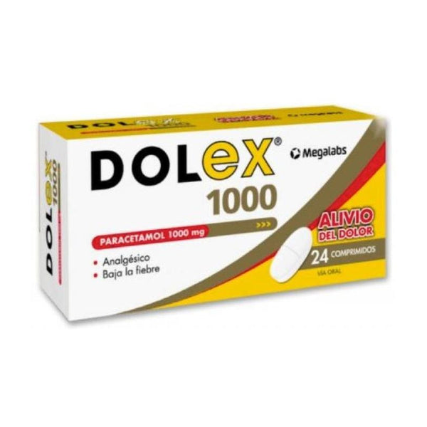 Dolex 1000 Mg 24 Comprimidos | Paracetamol