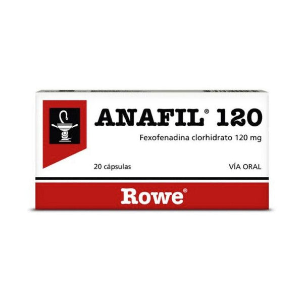 Anafil 120 Mg X 20 Capsulas - Farmacia Rex
