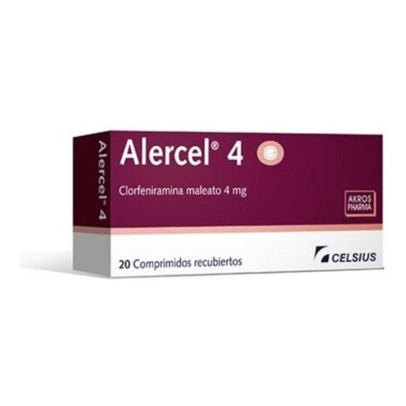 Alercel 4 Mg X 20 Comprimidos