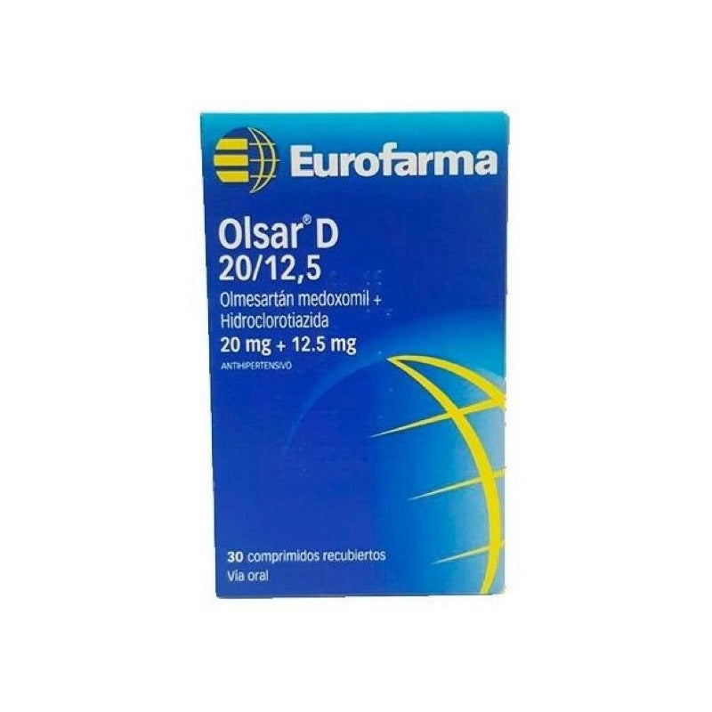 Olsar D  20 Mg/12.5 Mg  30 Comprimidos