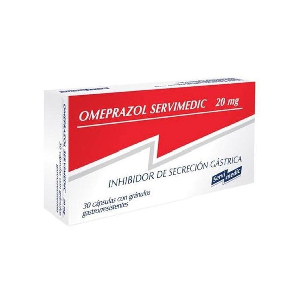 Omeprazol Servimedic 20 Mg 30 Comprimidos