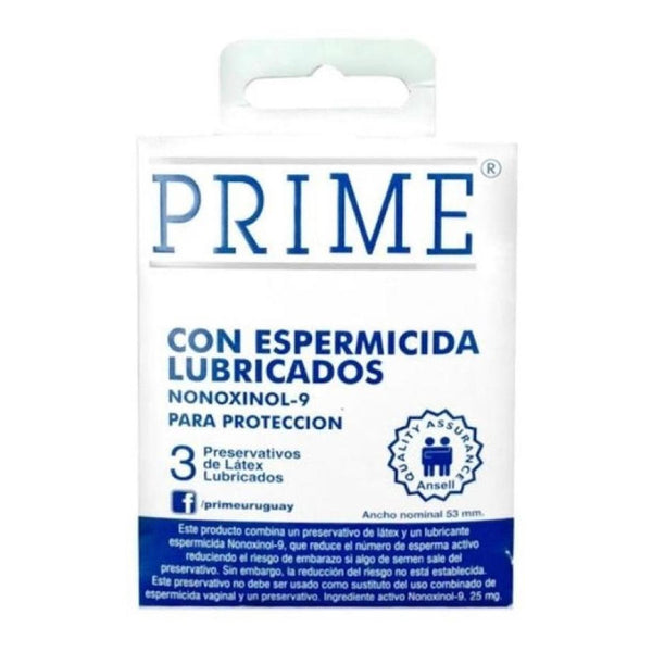 Preservativo Prime C/espermicida X 3