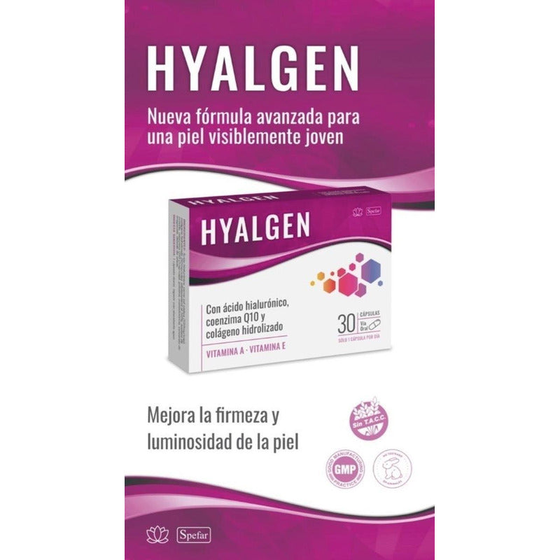 Hyalgen X 30 Acido Hialuronico + Coenzima Q10 + Colageno