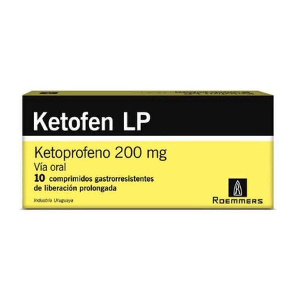 Ketofen Lp 200 Mg 10 Comprimidos | Ketoprofeno