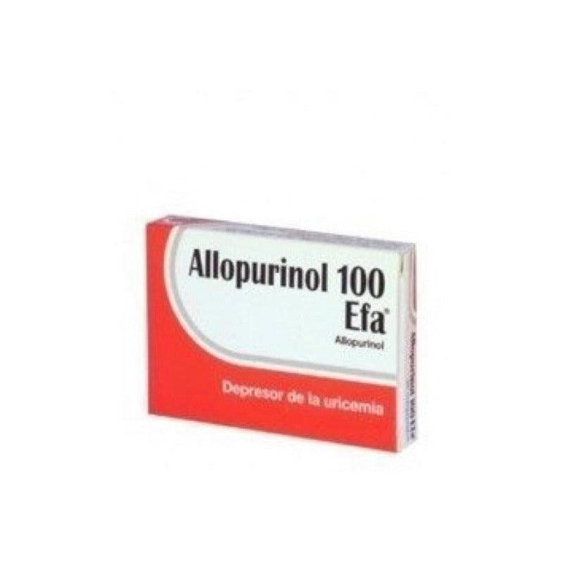 Allopurinol Efa 100mg X 50 Comprimidos