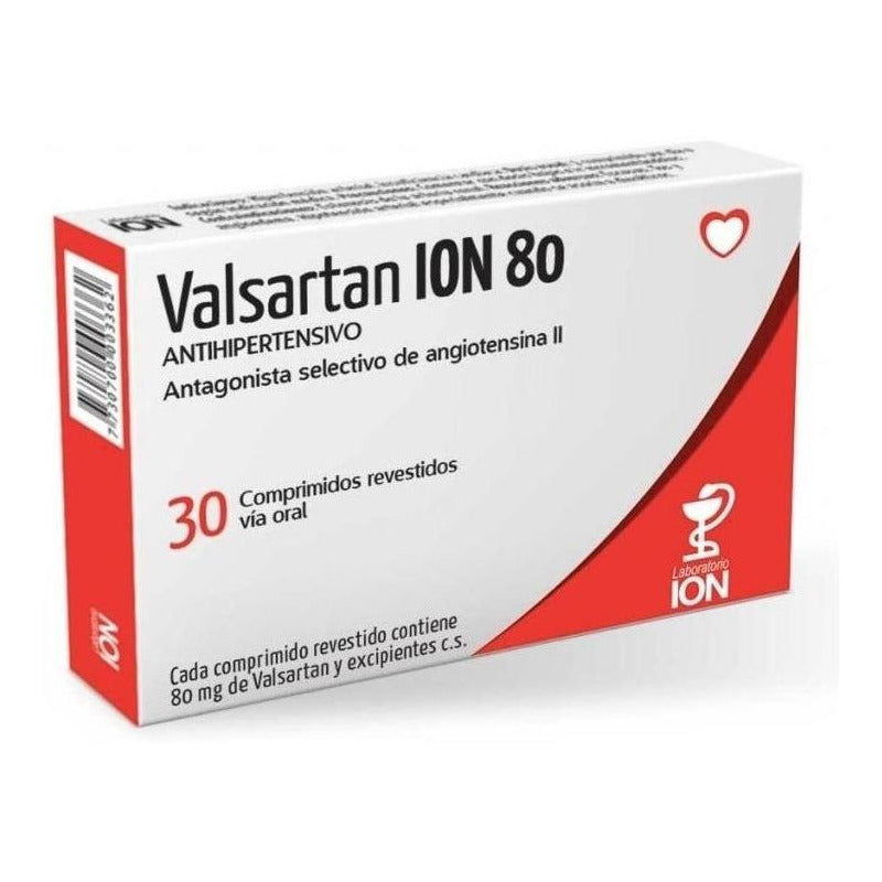 Valsartan Ion 80 Mg 30 Comprimidos