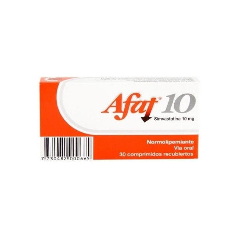 Afat 10 Mg 30 Comprimidos