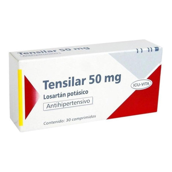 Tensilar 50 Mg 30 Comprimidos | Losartan