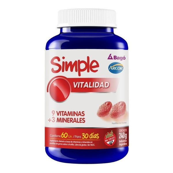 Suplemento Dietario Simple Vitalidad  60 Unidades